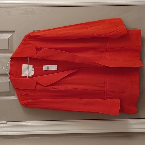 NWT Anthropologie Red Tulip Back Blazer - Picture 4 of 11